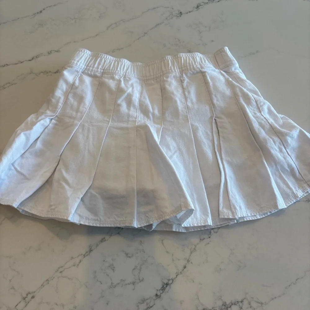 Abercrombie Kids White Flared Skirt